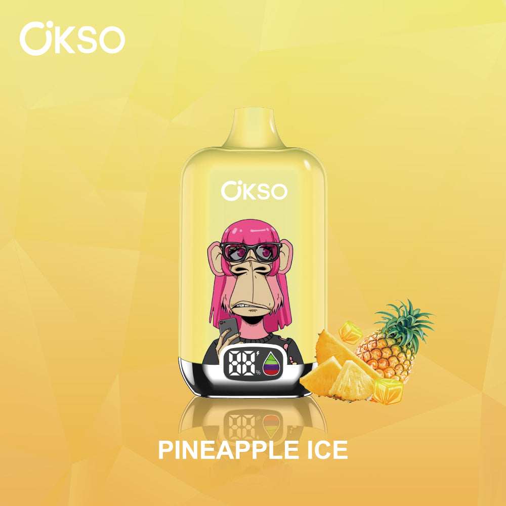 OKSO Digital 12000 Disposable Vape - 12K Puffs, Smart Screen, Rechargeable