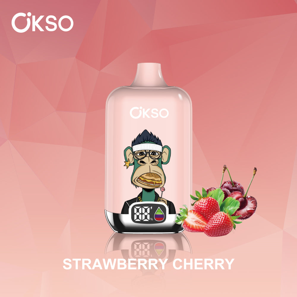 OKSO Digital 12000 Disposable Vape - 12K Puffs, Smart Screen, Rechargeable