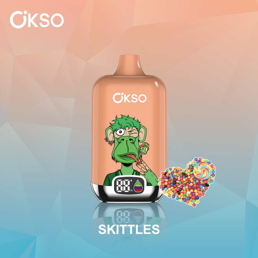 OKSO Digital 12000 Disposable Vape - 12K Puffs, Smart Screen, Rechargeable