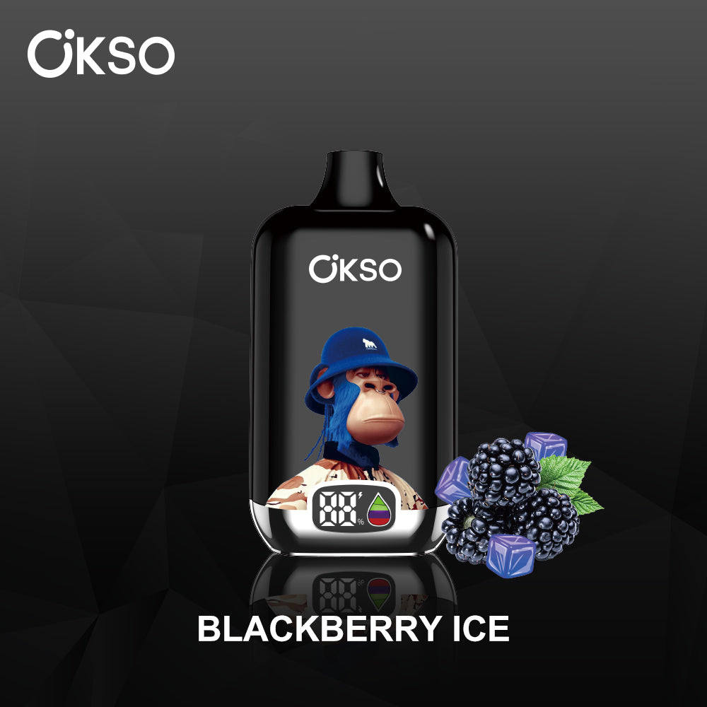 OKSO Digital 12000 Disposable Vape - 12K Puffs, Smart Screen, Rechargeable