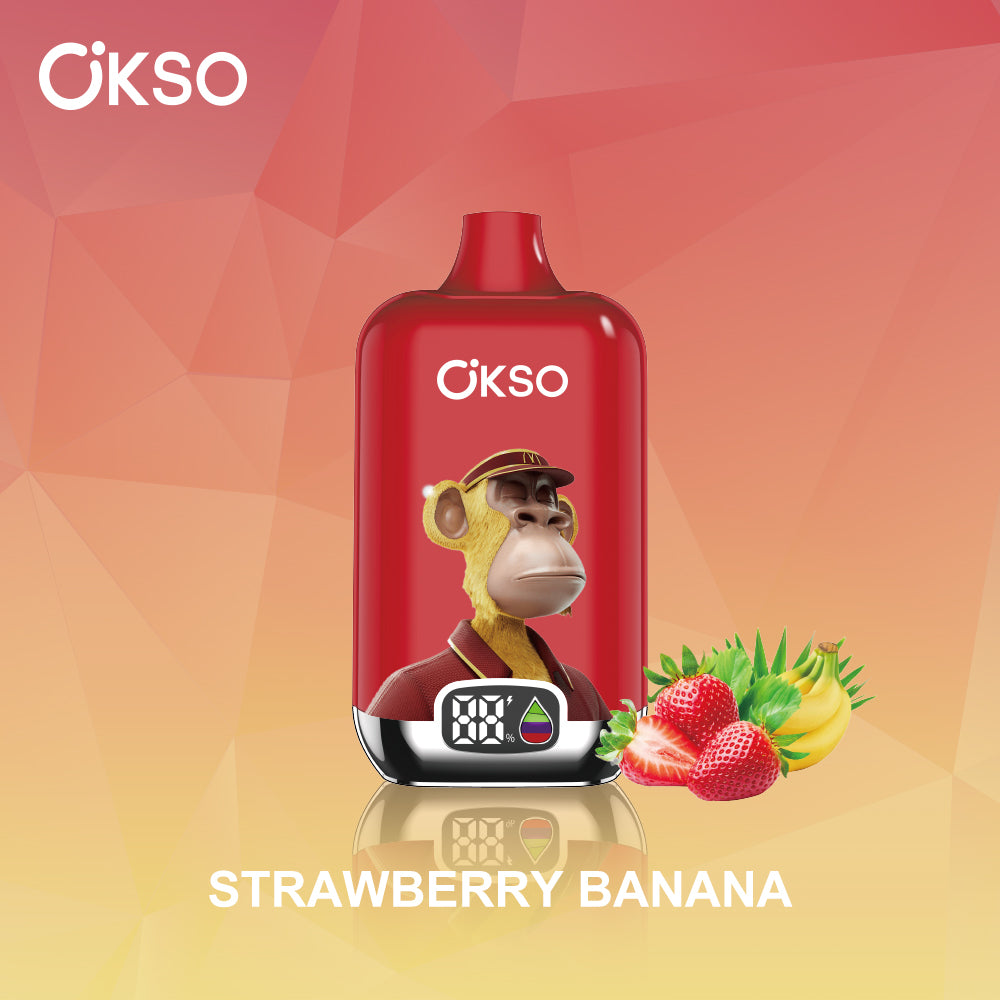 OKSO Digital 12000 Disposable Vape - 12K Puffs, Smart Screen, Rechargeable