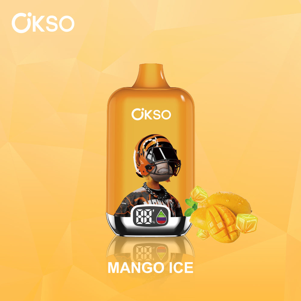OKSO Digital 12000 Disposable Vape - 12K Puffs, Smart Screen, Rechargeable