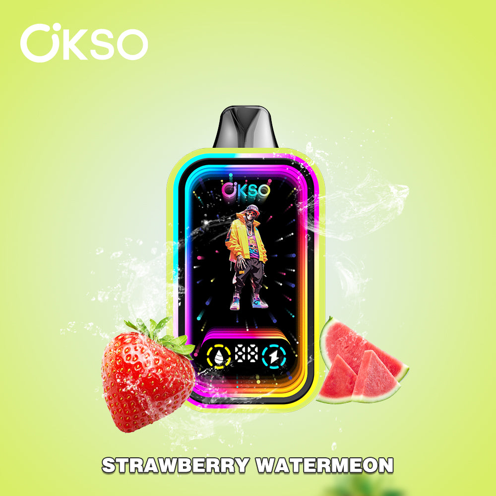OKSO Magic Mirror 50000 50K Puffs Disposable Vape LED Display Electronic Cigarette Wholesale Child Lock