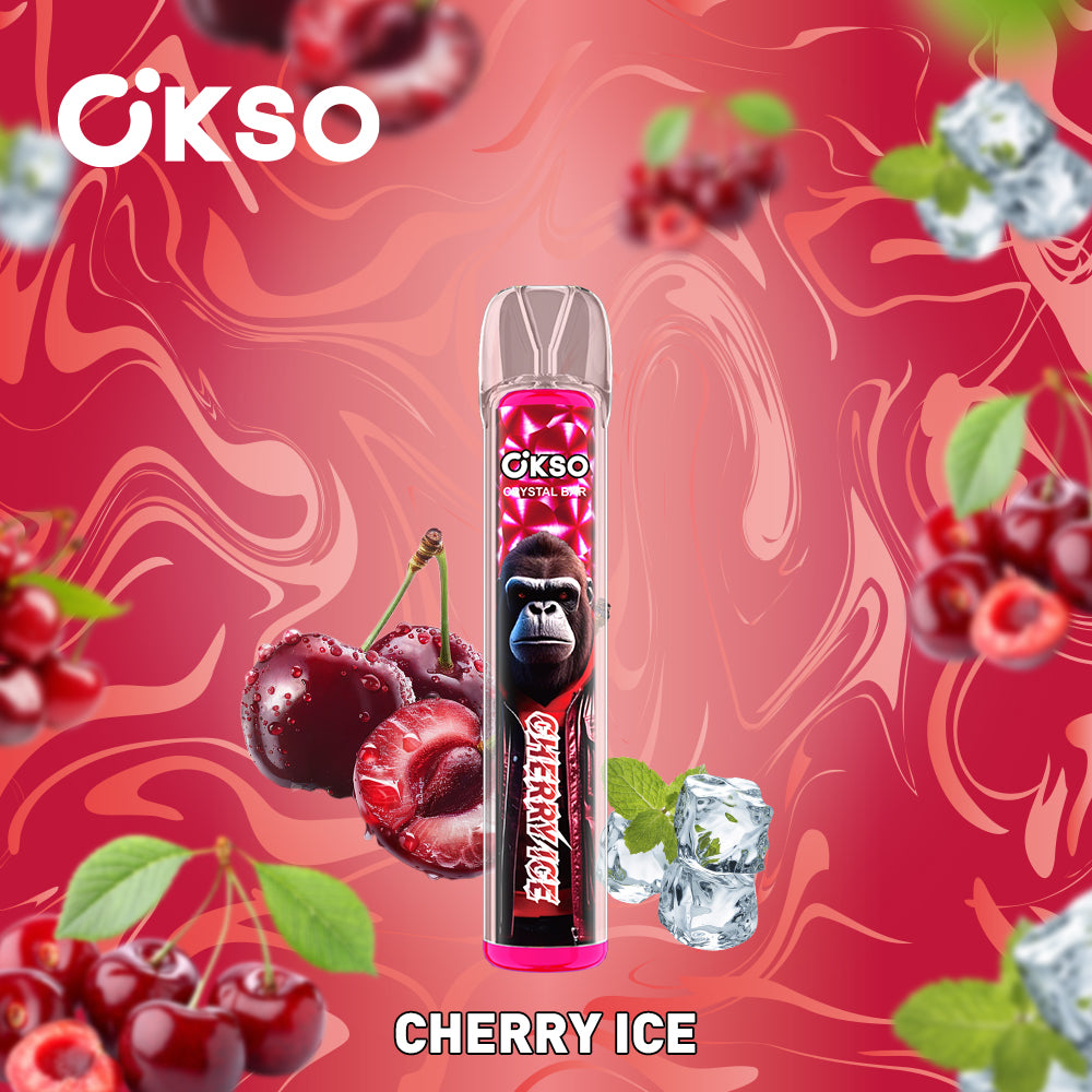 OKSO Crystal Bar 800 Puffs Disposable Vape Electronic Cigarette Wholesale RGB LED