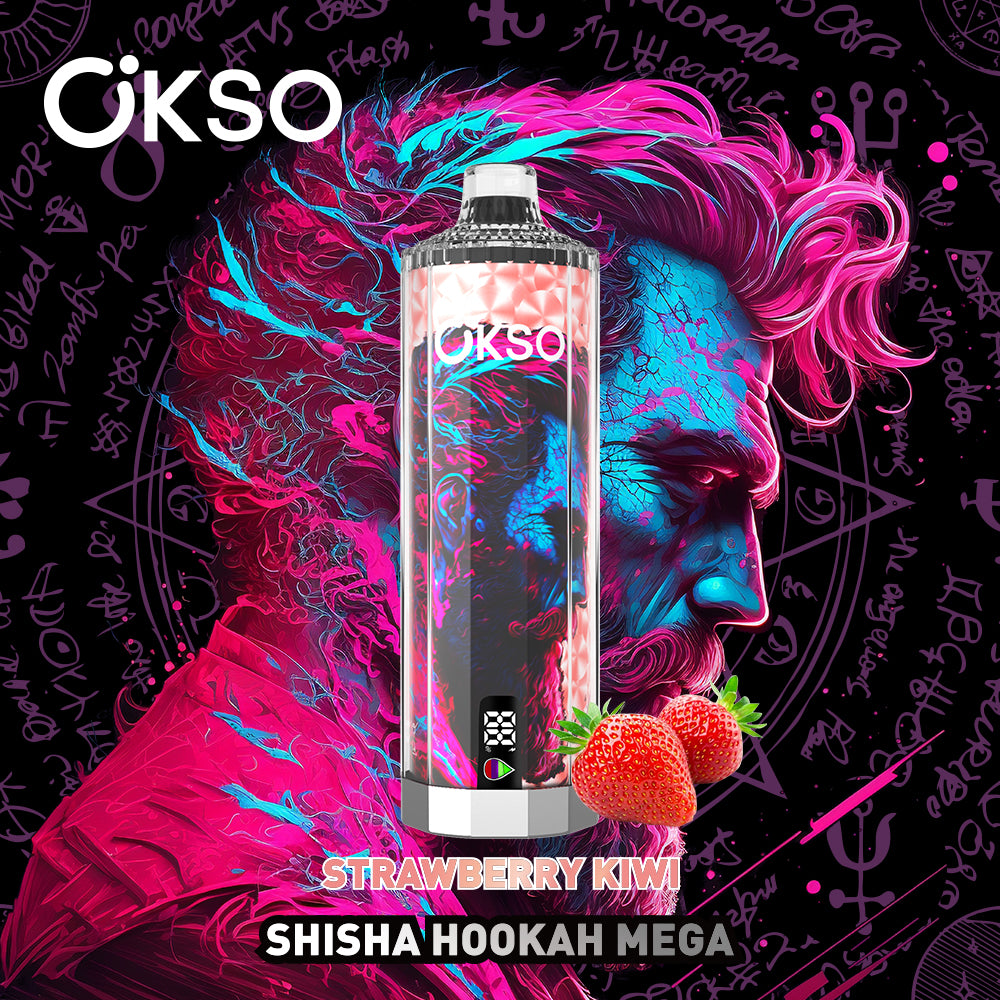 OKSO Shisha Hookah Mega 50000 Puffs Smart Screen Disposable Vape Wholesale Puff 50K Electronic Cigarette
