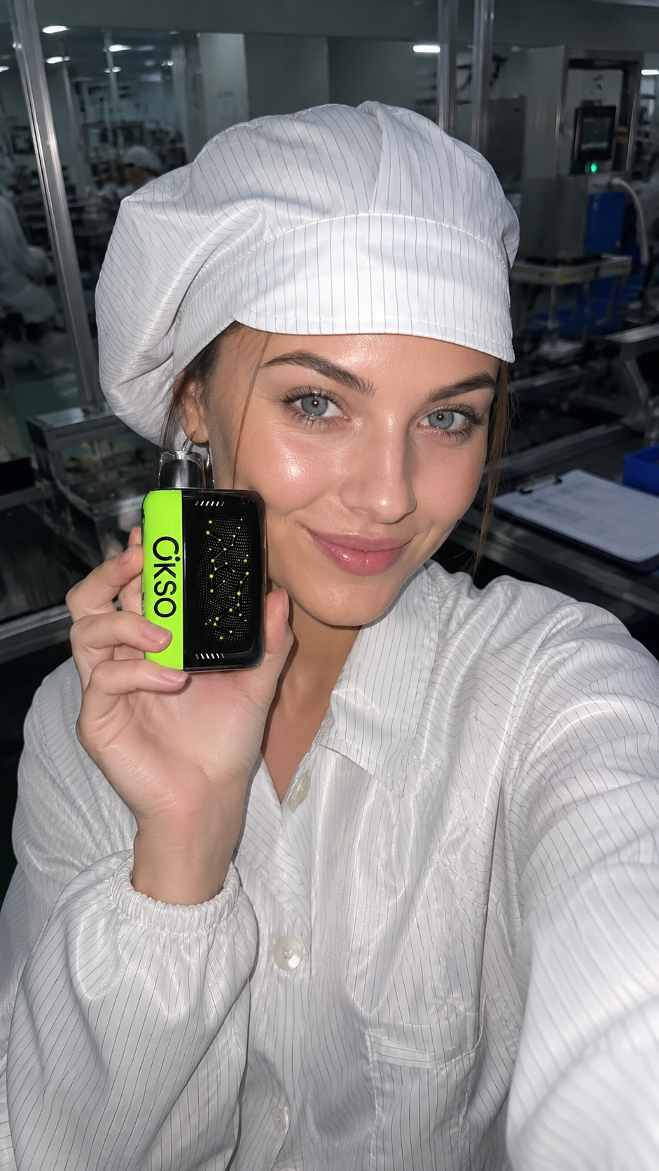 OKSO Pulse X 25000 Factory Quality Control Production Line Assembly - OKSO disposable vape