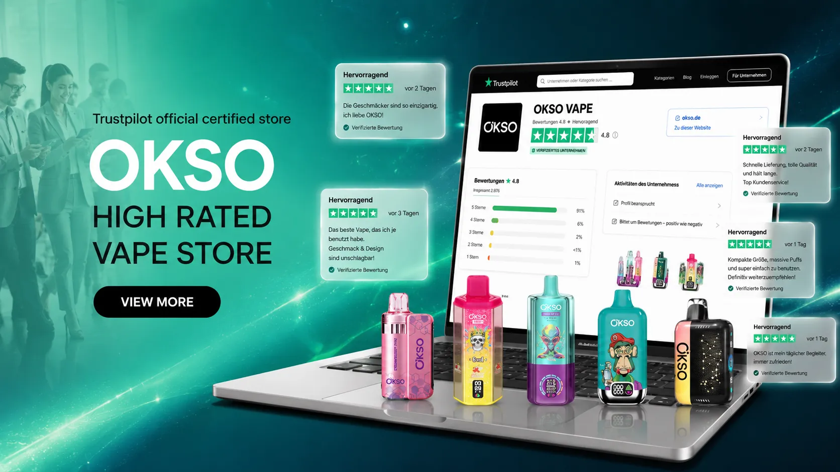 OKSO Disposable Vape Collection - Best Selling Flavors